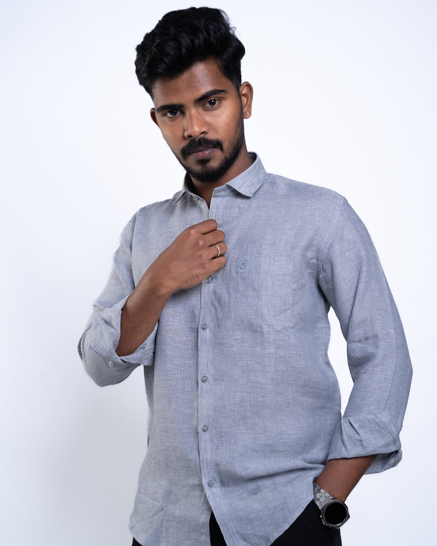 The London Mist Heritage Linen Shirt