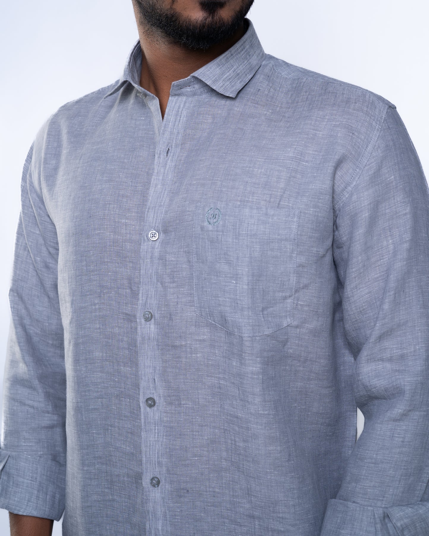 The London Mist Heritage Linen Shirt