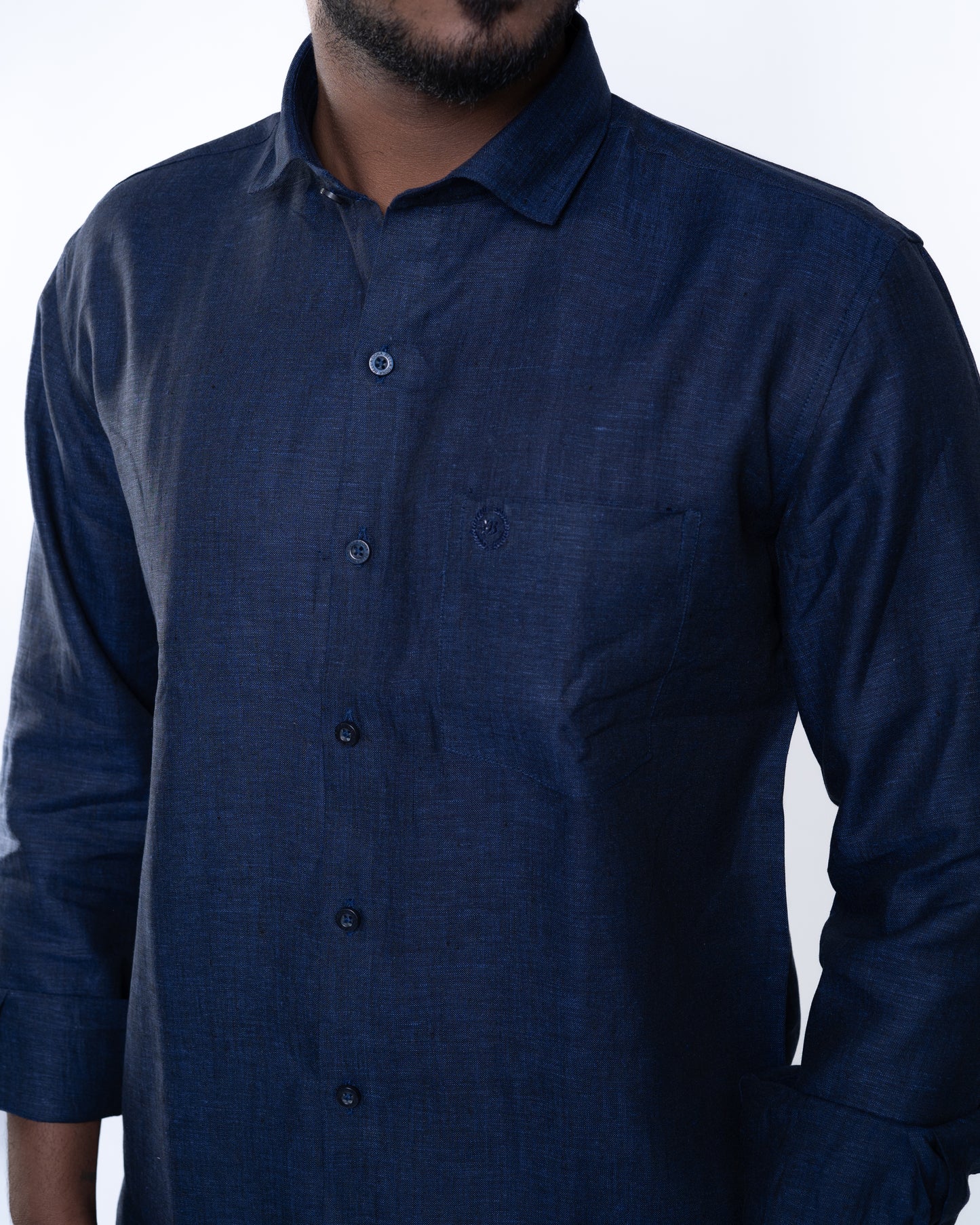 The Atlantic Navy Premium Linen Shirt