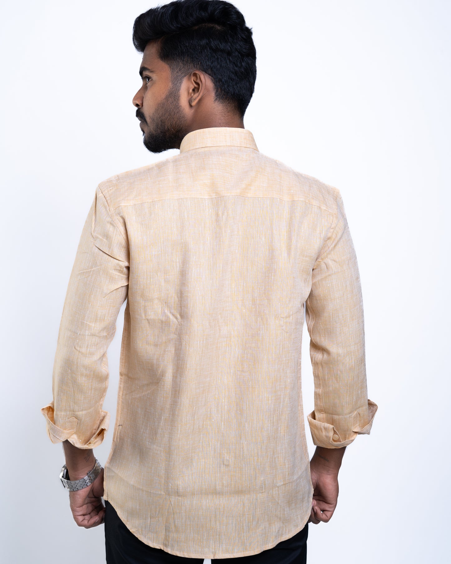 The Sahara Sand Serenity Linen Shirt