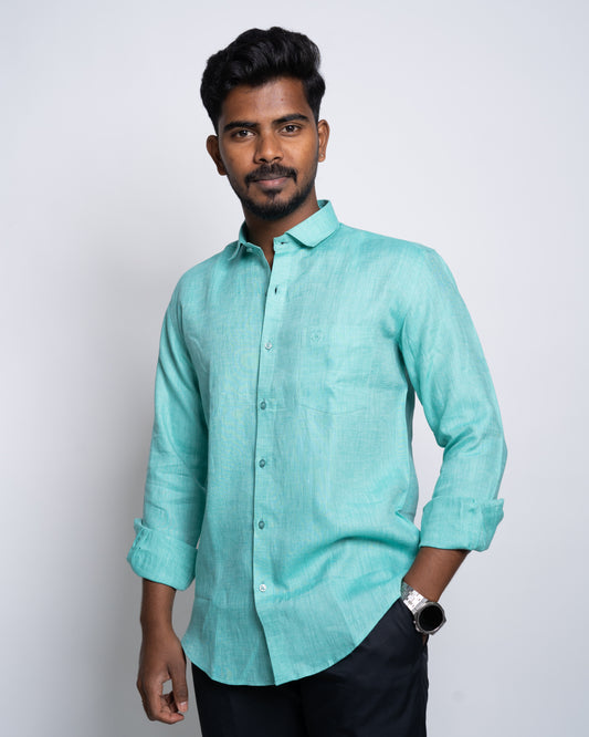 The Emerald Isle Tailored Linen shirt