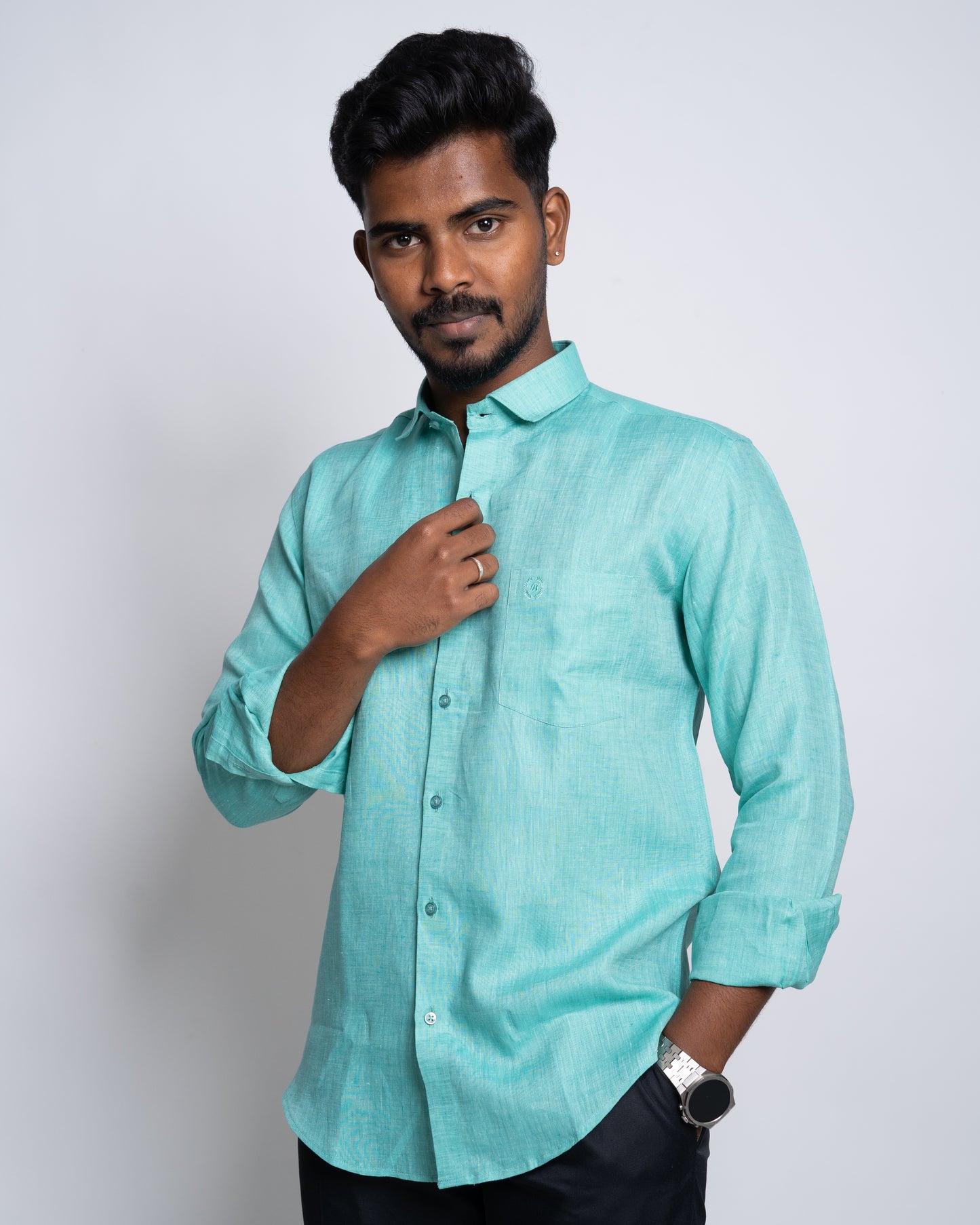 The Emerald Isle Tailored Linen shirt