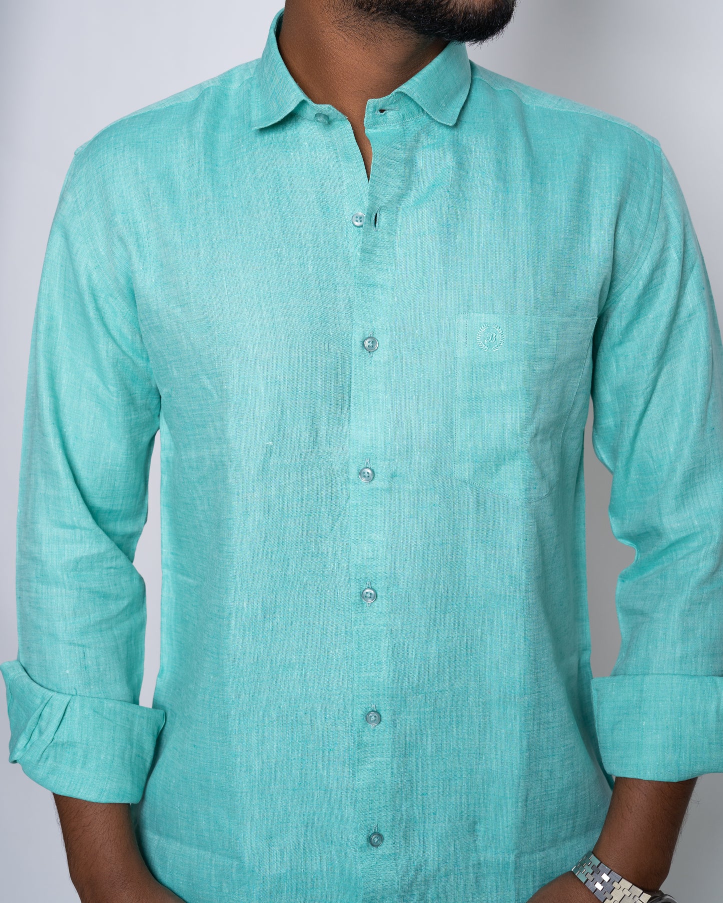 The Emerald Isle Tailored Linen shirt